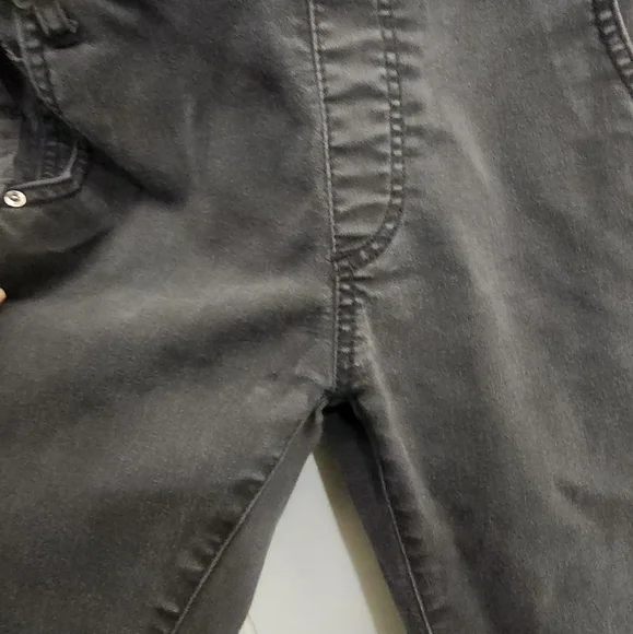 Free People Black Denim Skinny Jeans Overalls - Picture 4 of 13